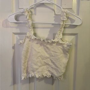 Ruffle tanks from Shein- white and black